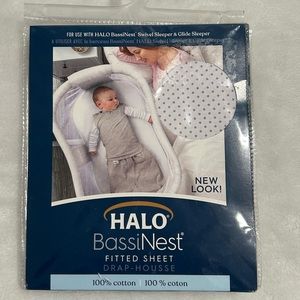 Halo BassiNest Fitted Sheet